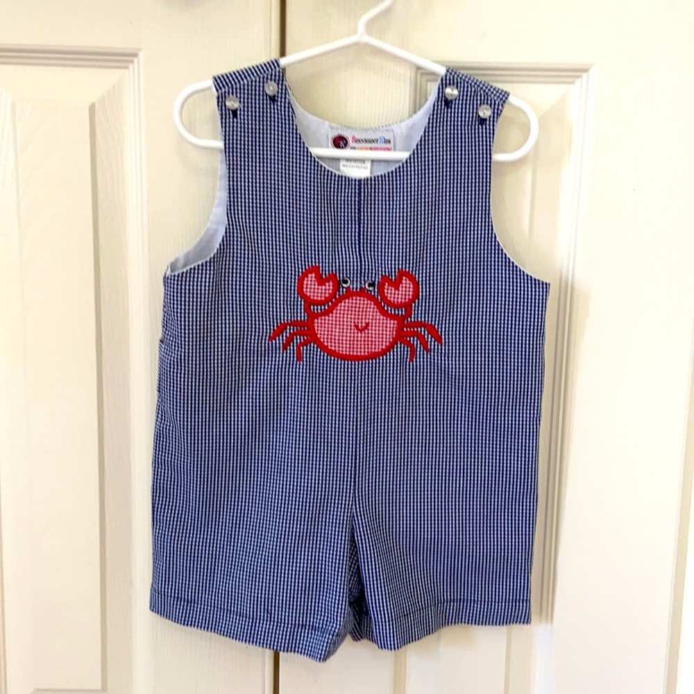 Crab Romper Smockadot Kids